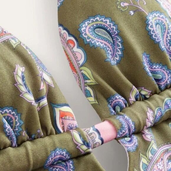 Boden Beaded Gather Halter Swimsuit - Picture 13 of 14